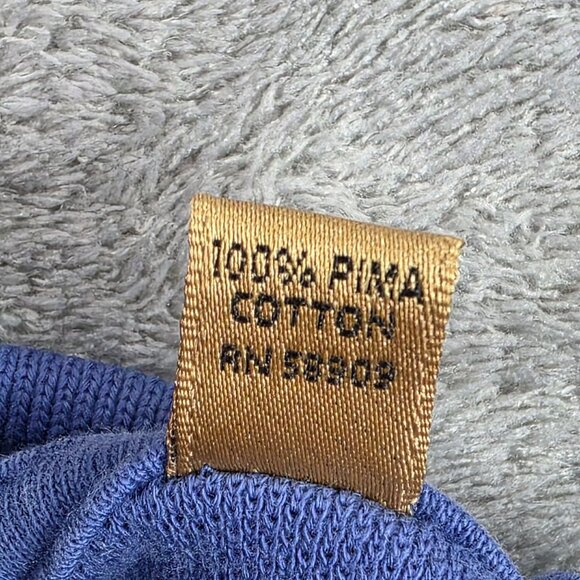 Mens Roundtree & Yorke Gold Label Blue Polo Shirt Short Sleeve 100% Cotton XL - Picture 4 of 8